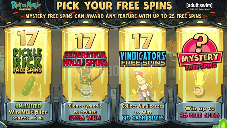 Play Rick and Morty Megaways Port